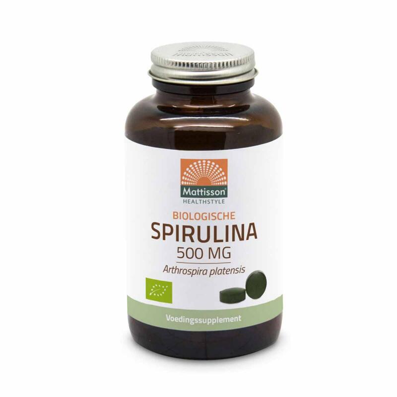 Absolute spirulina 500mg van Mattisson, 1 x 240 stk